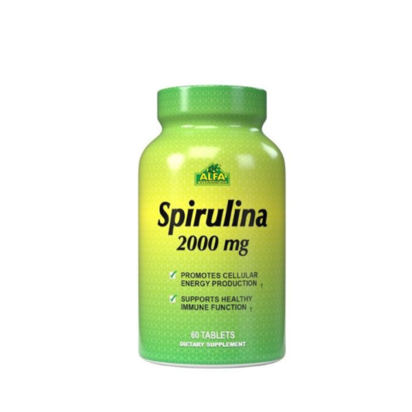 Spirulina 2000mg (60 Cápsulas)