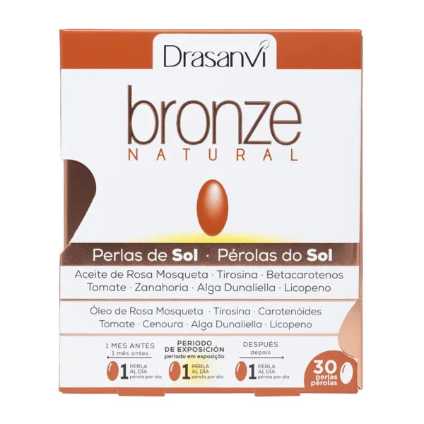 Perlas De Sol Bronze Natural 7.2mg Betacaroteno