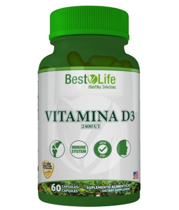 Vitamina D3 2400 Ul 60 Capsulas