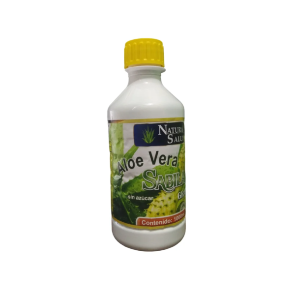 Jugo Aloe Vera Con Graviola 1 Litro Sin Azúcar