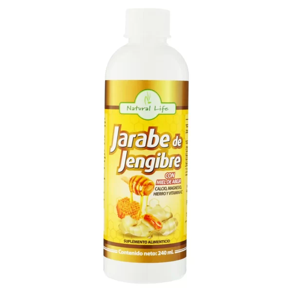 Jarabe de Jengibre sin Azúcar 240ml - Natural Life