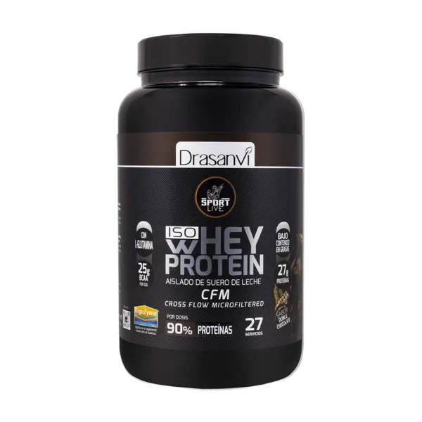 Whey Protein Aislado Sabor Doble Chocolate 800 g Sport Live