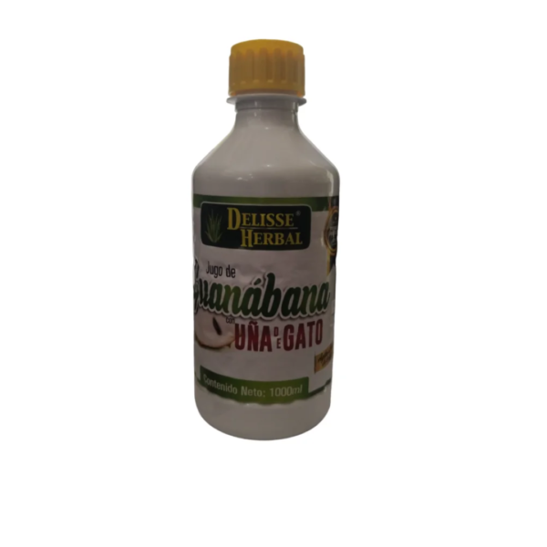 Jugo de Guanábana y Uña de Gato 1L