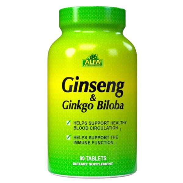 Ginseng Y Ginkgo Biloba 90tab