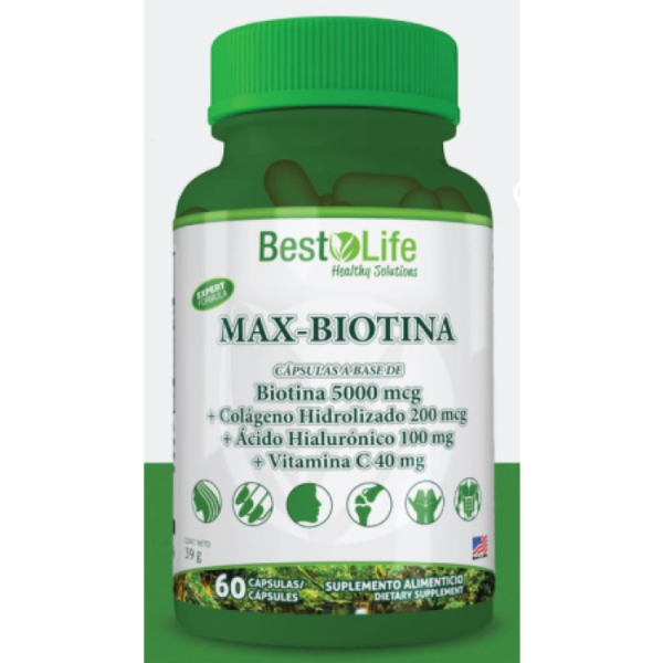 Max Biotina 5000mg 60caps