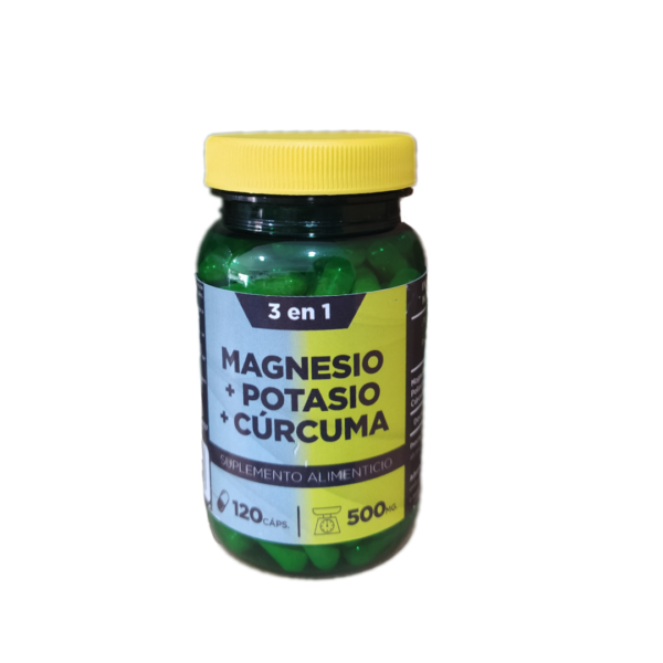 Magnesio-Potasio-curcuma 120 cap