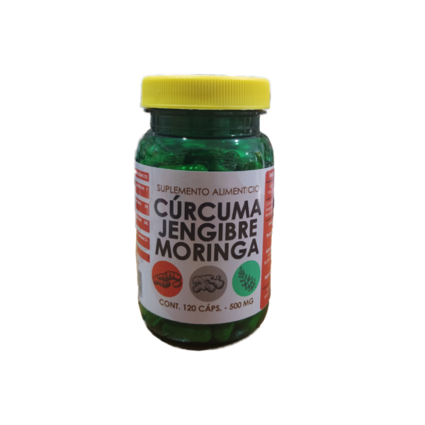 Curcuma Jengibre moringa 120 caps