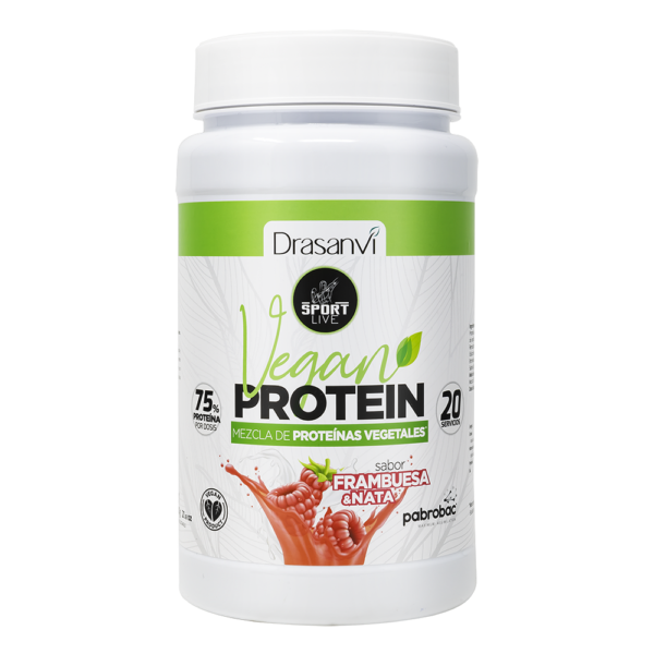 Vegan Protein Frambuesa y Crema 600g