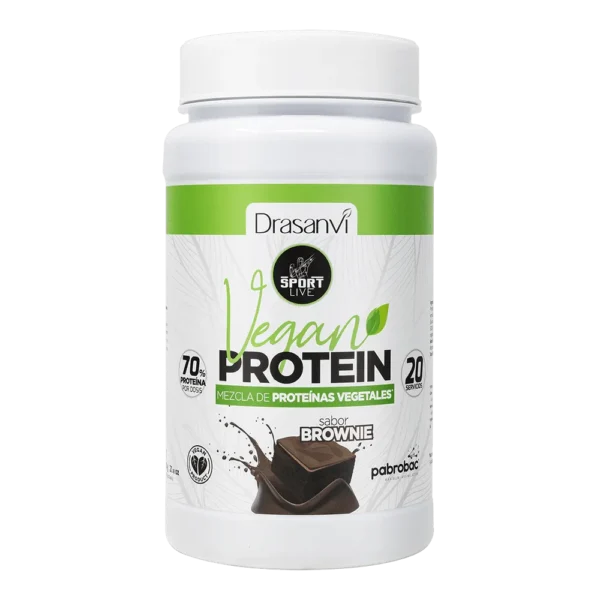 Proteína Vegana Brownie 600 g Sport Live