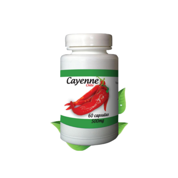 Cayenne chile 500mg 60 caps