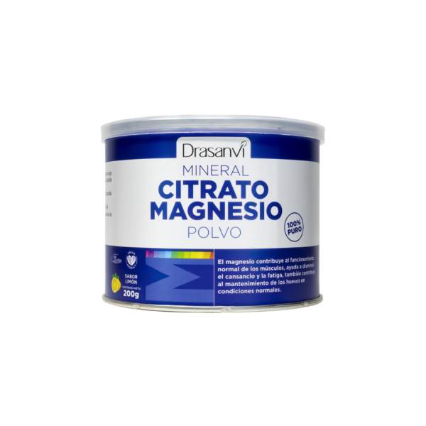 Citrato de magnesio en polvo 200g limon