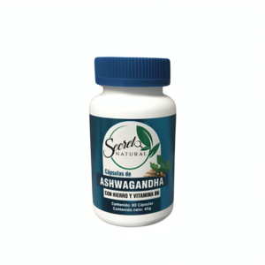Ashwagandha con hierro y vit B6 90 caps