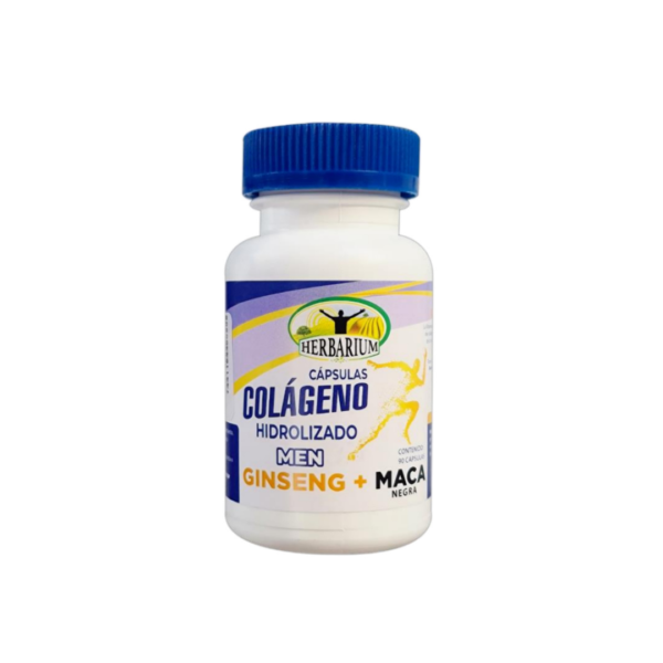 Colageno hidrol MEN +Vit C Gingseng+Mac 90caps