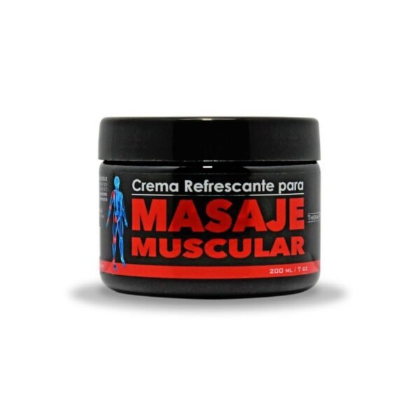 Crema refrescante masaje muscular
