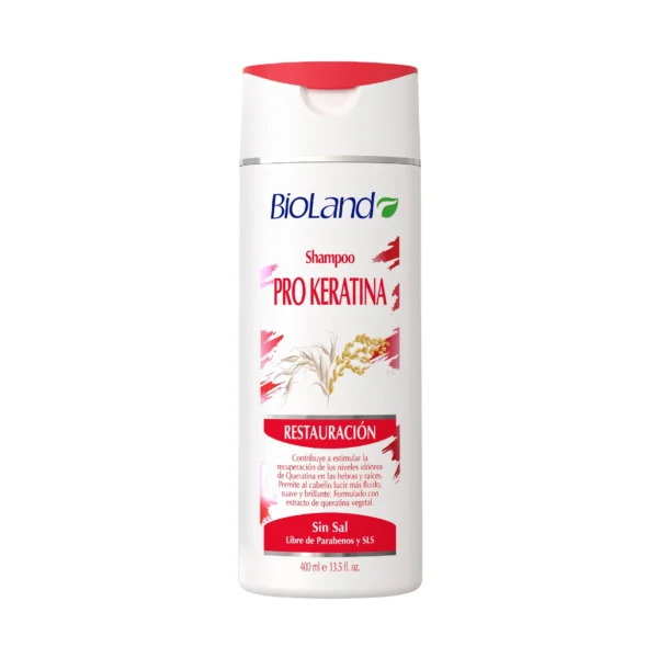 Shampoo Pro Keratina Sin Sal 440ml Bioland