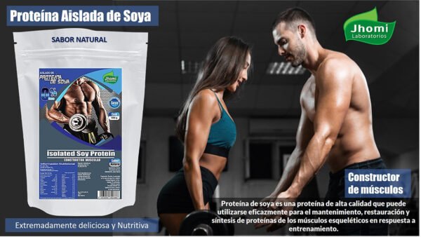 Proteína Aislada de Soya Sabor Natural 500g