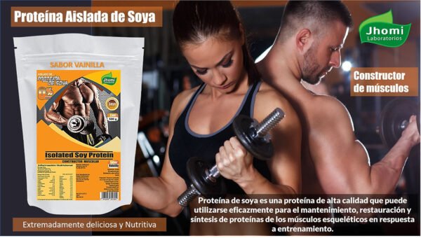 Proteína Aislada de Soya Sabor Vainilla 500g