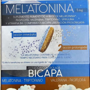 Melatonina Bicapa 60 Comprimidos